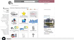 Desktop Screenshot of epub.uni-regensburg.de